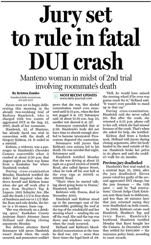 Jury Set to Rule in Fatal DUI Case