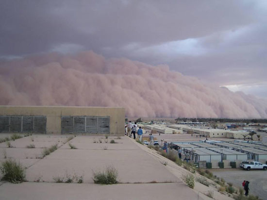 tempestade de areia