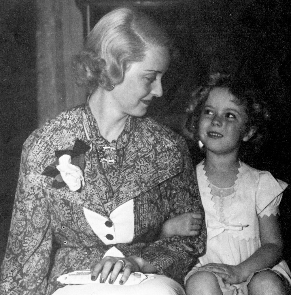 Bette Davis and Shirley Temple