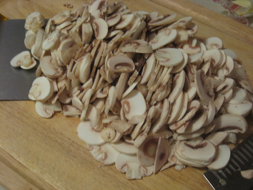a mountain of mushrooms