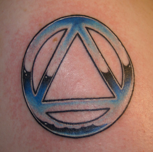 aa symbol Tattoo by Tim Baxley Southside Tattoo Piercing 1597 White Way 