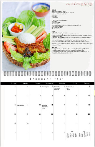 2011 calendar indonesia. 2011 calendar indonesia. 2011 Celebrating the Joy of Indonesian Foods
