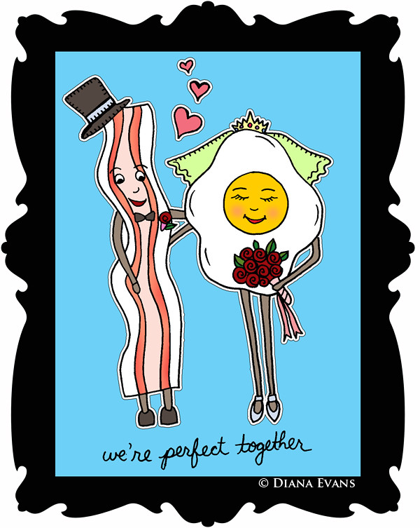 were perfect together eggs and bacon- colour final