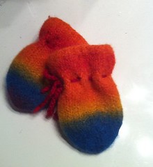 Rainbow mittens #4