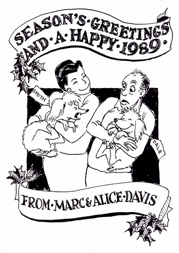 Marc Davis Christmas Card - 1988