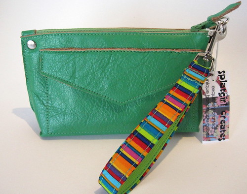 Perfect Little Clutch in bright green