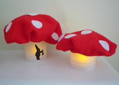 Pair of Mushroom Lights