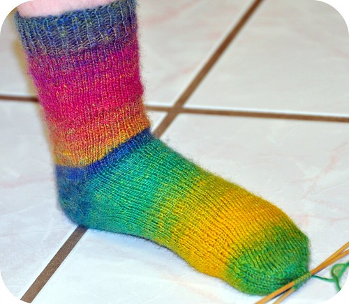 First sock done!!