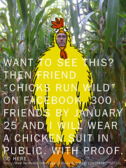 Want to see me in a chicken suit?