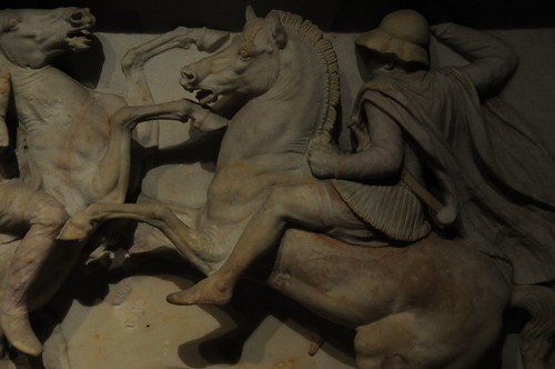 Detail of the Alexander Sarcophagus