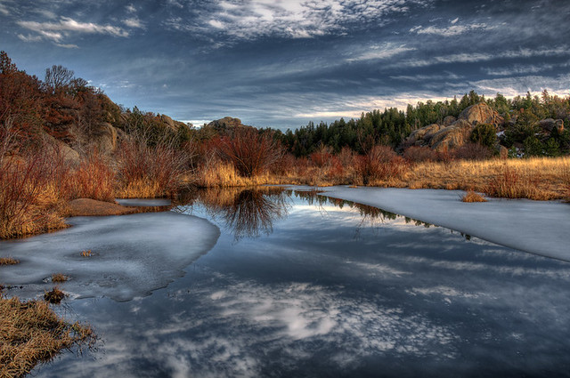Beaver ponds in late Fall