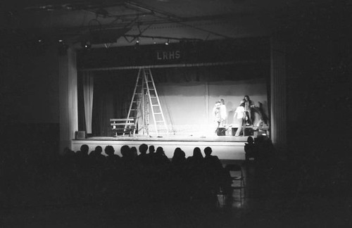 Live theater at Lower Richland High School, 1971