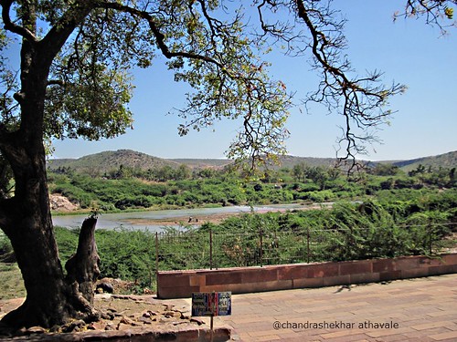 Malprabha river view from Virupaksha temple