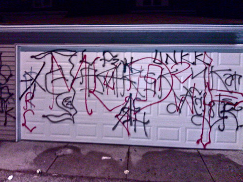 northside gang sign. Northsidequot; (Gang graffiti)
