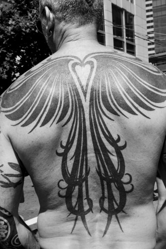 Tribal Wings Tattoo Design