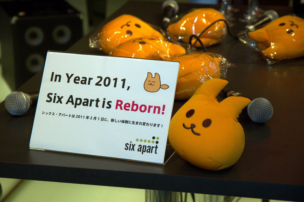In Year 2011, Six Apart is Reborn! 