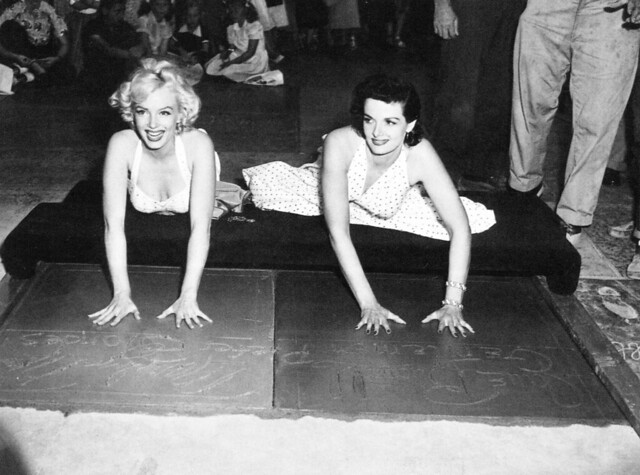 Marilyn Monroe and Jane Russell