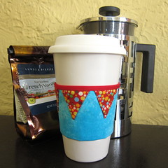 Iron Craft Challenge #4 - Cheery Bunting Coffee Sleeve