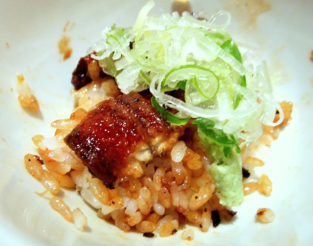 2nd Style: Unagi with Spring Onion and Wasabi
