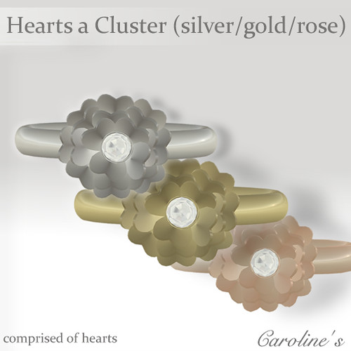 Caroline's Jewelry Hearts a Cluster