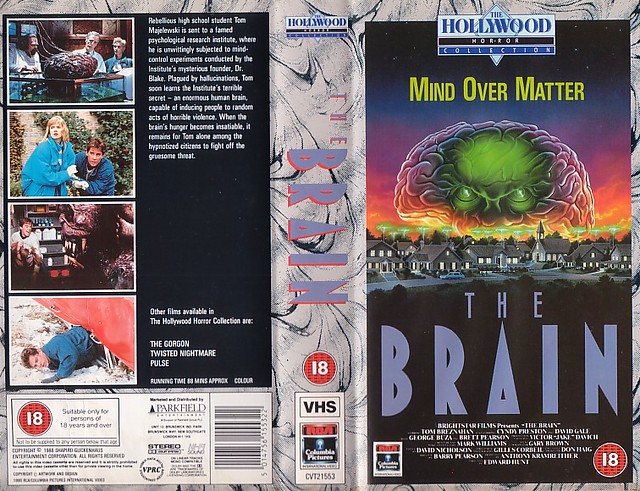 THE BRAIN (VHS Box Art)