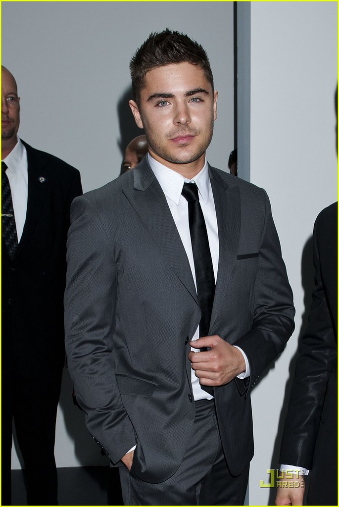 Actor Zac Efron attends the Calvin Klein Men's fashion show during 2011 February New York City Fashion Week.