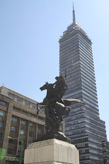 Latino Americana tower from the Palacio de Bellas Artes