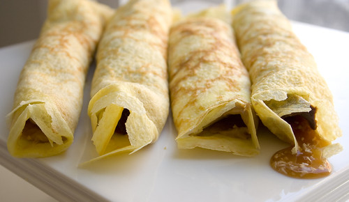 Peanut Butter Crepes