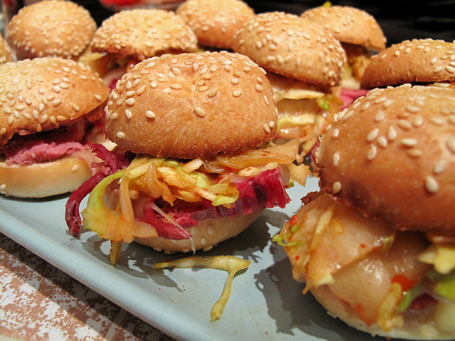 Corned Beef and Cabbage Sliders