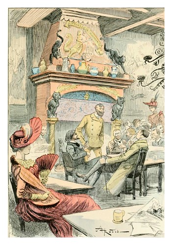 029-Cabaret artistico-Le 19e siècle 1888- Albert Robida