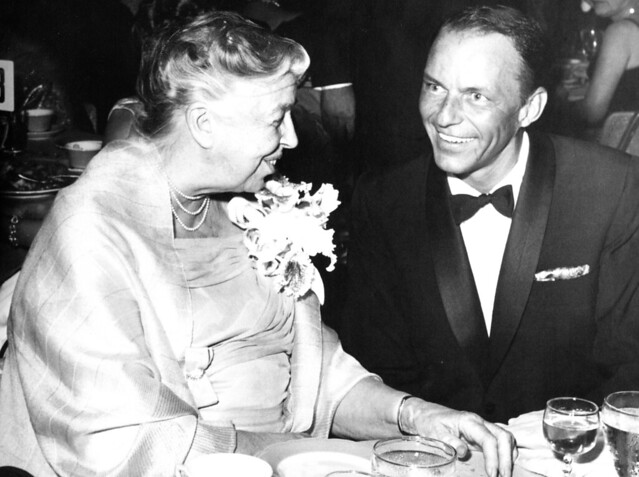 Eleanor Roosevelt and Frank Sinatra