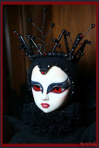 Black Swan Crown. I was inspired by the make up in the film Black Swan, so decided on this