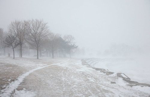 The Blizzard Hits Promontory Point