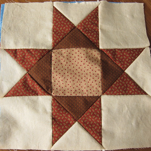 First Hand-Pieced Square Finished