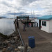 Molo nel porto di Ushuaia
