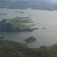 Over Lake Sentani, Papua