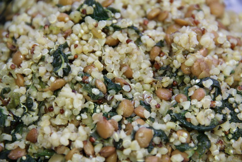 Quinoa, Lentils, Spinach