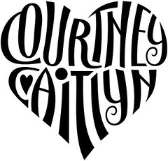 "Courtney" & "Caitlyn" Heart Design