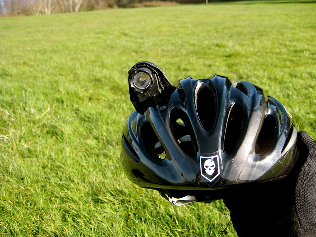 Bikeblock and Novatac 120T on Helmet