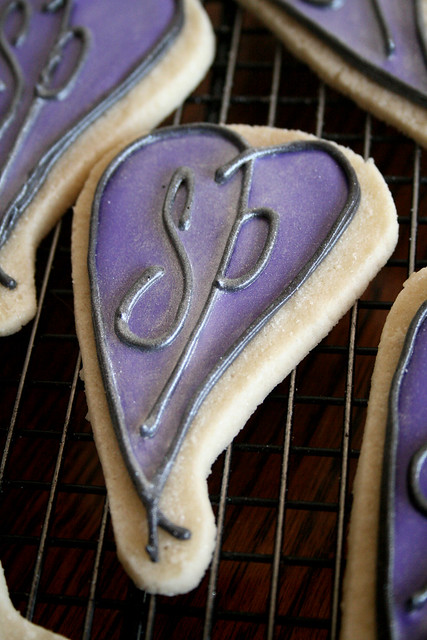 Smashing Pumpkins logo cookies.