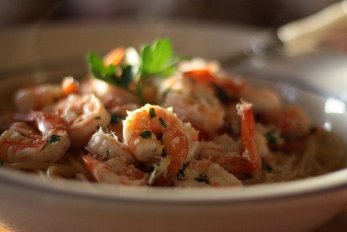 Garlic Shrimp and Pasta x2