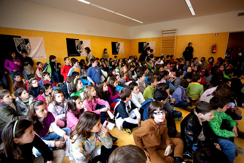 Guimarães - Visita de Jogadores ao Centro Escolar de Celorico de Basto