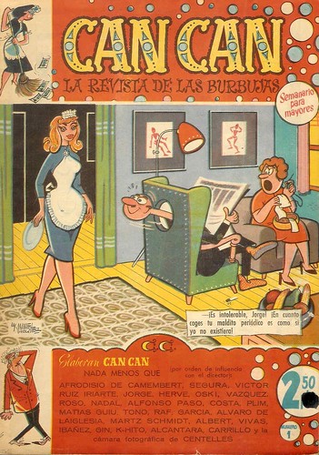 008-Can Can nº 1 febrero 1958 portada