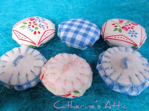 Handmade covered buttons