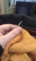 Knitting in public