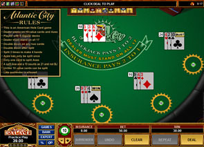 Multi-Hand Atlantic City Blackjack Rules