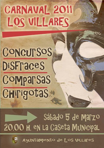 Cartel Carnaval 2011 - Los Villares