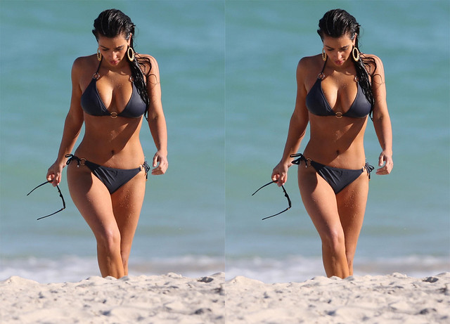 Kim Kardashian Photoshop Retouch by Body Retouch