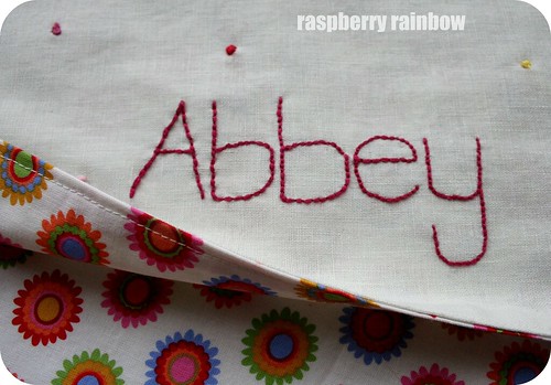 Abbey's blankie.