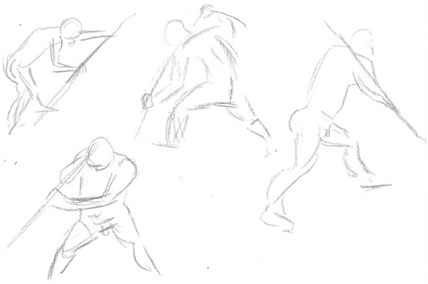 Gesture Drawing - Action Poses - thumbnails 02